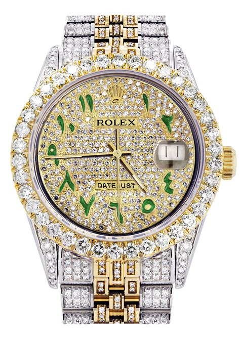 iced out rolex datejust 36 mm|iced out rolex datejust 41mm.